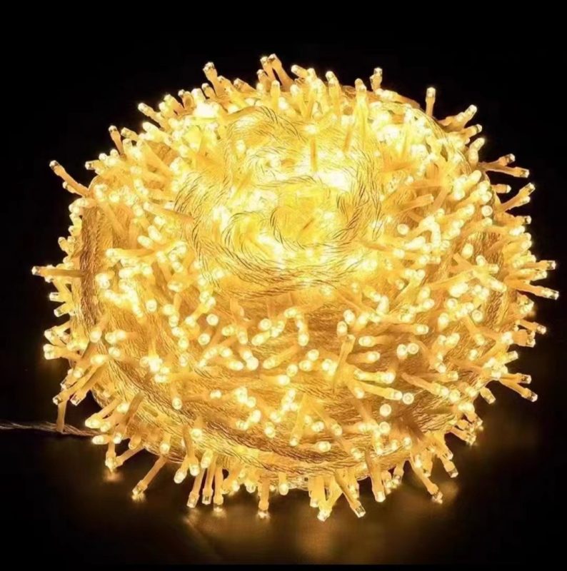 Đèn LED Mành Rủ Dài Ánh Sáng Vàng ZIHA – Đèn Điều Chỉnh Nhấp Nháy, Đèn ...